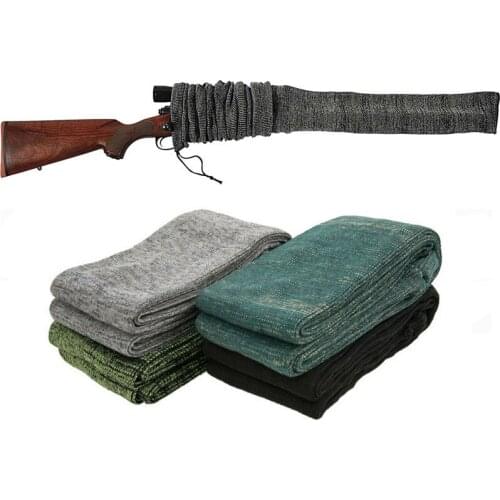 54" Silicone Treated Gun Sock Polyester Rifle Gun Shooting Fishing Rod Sock Protection Cover Bag Case Tactical Hunting Caza