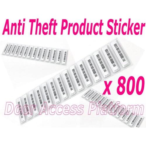 800 pcs x58KHz Anti-Theft Tag, TheftProof Commodity attached Sticker for Shopping stores Safe Gate,Mall, Supermarkets stickers