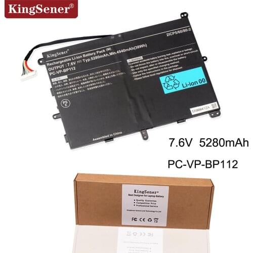 KingSener Laptop Battery For NEC PC-VK11CSKG9L9 PC-VP-BP112 PC-VP-BP111 2ICP5/60/80-2 7.6V 5280mAh/38WH Free 2 Years Warranty