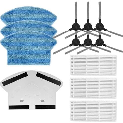 Vacuum Cleaner Side Brush Hepa Filter Mop Cloth Water Tank For Midea VCR03 Robot Vacuum Cleaner Parts