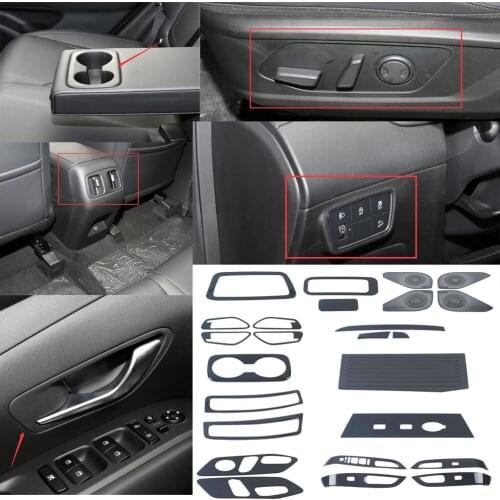 For Hyundai Tucson NX4 2021 2022 Window Switch Water Cup Holder Decoration Cover Trim Headlight Swtich Trim Interior Accessories