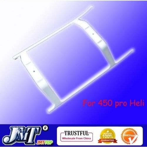 F00538 White Plastic Landing Skid Kit (one hole) undercarriage As H45050 Landing gear,TREX 450 PRO RC Helicopters