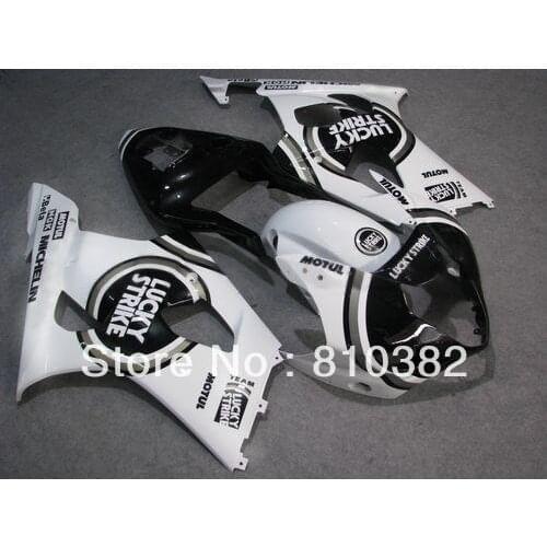 Motorcycle Fairing kit for GSXR1000 03 04 GSXR 1000 K3 2003 2004 white black ABS Injection mold Fairings set SD61