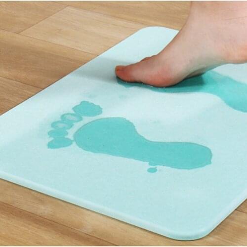 Bathroom Bath Shower Mat Non Slip Mat with Diatomaceous Earth Antibacterial Super Absorbent Home Accessories