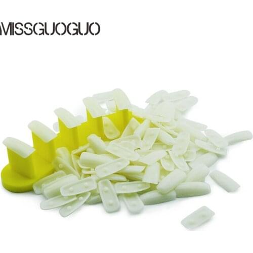 Plastic Nail Tips Display Practice Stand Holder +100pc nail tips Set False Nail Show Work Table Practice Manicure Nail Art Tools