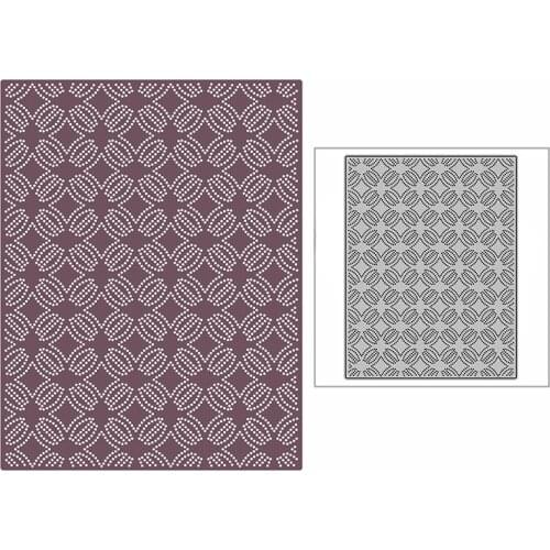 New Spotted Cross Bow Rope Background Plate Craft Embossing Mold 2021 Metal Cutting Dies for DIY Scrapbooking Album Card Making