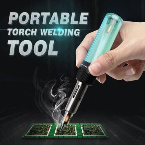 Portable Alkane Iron Pen Torch Welding Tool Soldering Pen Gas Blow Welding Torch Gun Mini Welding Iron Cordless Welding Pen