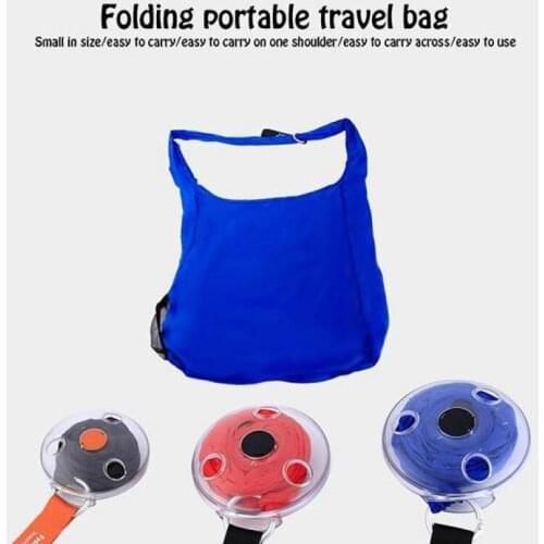 Disc Portable Bag Portable Telescopic Storage Bag Small Disc Shopping Bag Foldable Multi-function Eco Reusable Shoulder Large