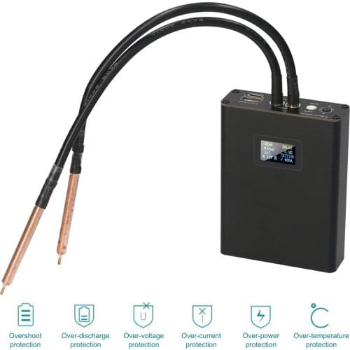 Digital Display Portable Welding Machine DIY Set Spot Weld Soldering Kit Small Spot Welder 18650 Battery Spot Welder Machine