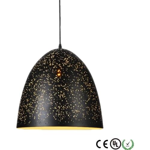 Industrial Vintage Metal Rust Pendant Light E27 Base Decorative Designer Indoor Lighting lustre pendente