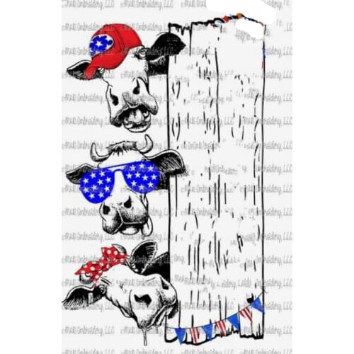 12x7 Three cows ransparent Clear Stamps Metal cutting die Silicone Seals for DIY scrapbooking photo album Card Making