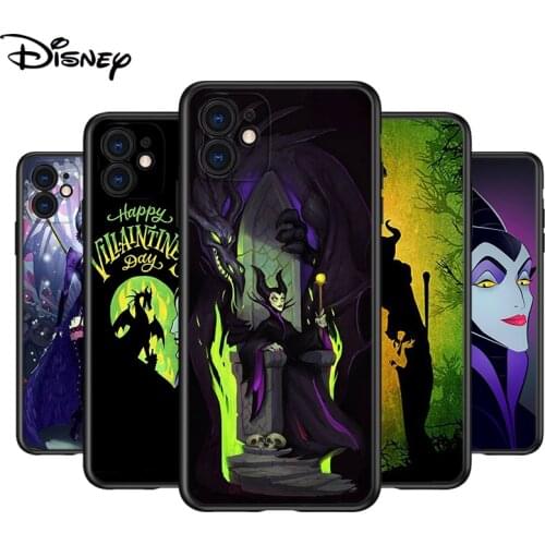 Silicone Cover Cartoon Disney Maleficent For Apple IPhone 12 Mini 11 Pro XS MAX XR X 8 7 6S 6 Plus 5S SE Phone Case