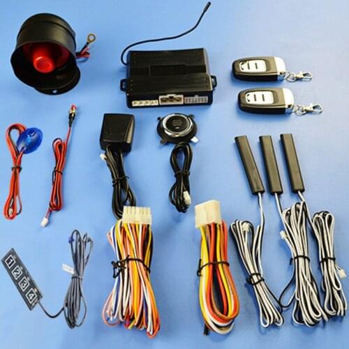 Universal PKE Keyless Entry Car One-key Start System Password Keyboard Unlock Anti-theft Device Remote Control Switch Off