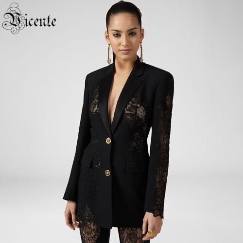 VJ.GOCHI Women's Black Jackets