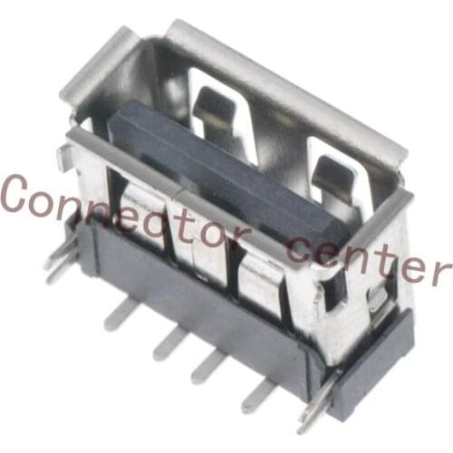 High Quality USB Connector standard 2.0 4Pin A Type Right Angle Short Type USB Jack