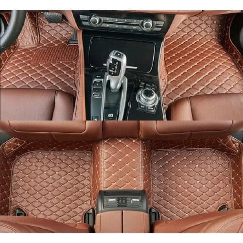 Car floor mats for JEEP Grand Cherokee 5seater Accessories for Car interior 3d Car Carpet Leather Floor Mat four season