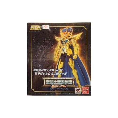 Bandai MODEL SAINT SEIYA Gold CLOTH MYTH EX Cancer Deathmask Action Figure cavaleiros do zodiaco
