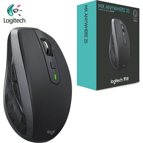 Logitech MX Anywhere 2S Bluetooth Wireless Mouse 2.4Ghz Wireless&Bluetooth Nano Mouse with 4000 DPI Support Official Agency Test