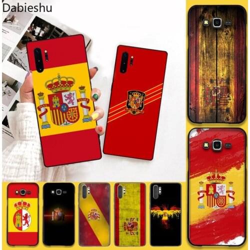 Spain national flag Phone Case Cover For Samsung Galaxy Note20 ultra 7 8 9 10 Plus lite J7 J8 Plus 2018 Prime