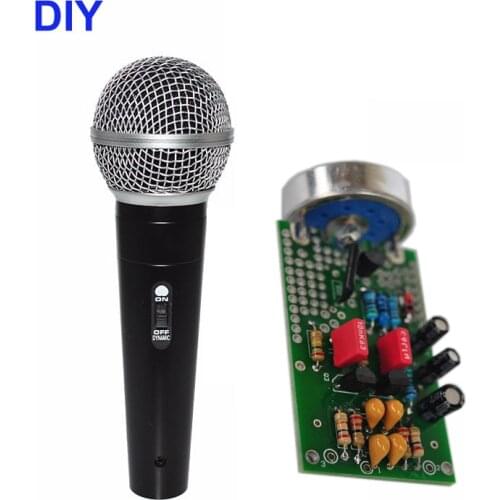 Black DIY Cardioid Dynamic Vocal Microphone