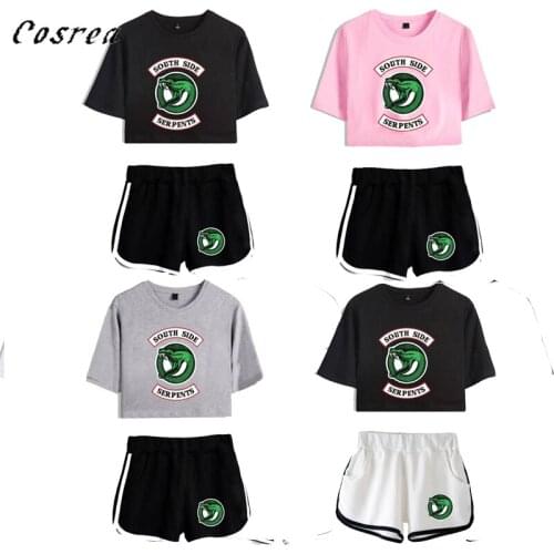 Riverdale Southside Clothing Set Sport Suit for Boy Tshirt Riverdale Shorts Sport Clothing South Side Serpents Riverdale Gifts