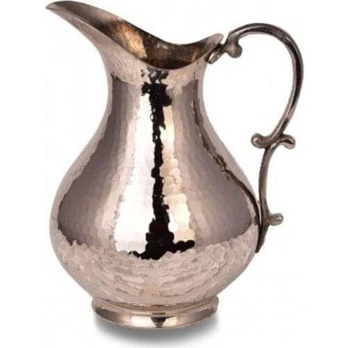 Handcrafted Copper Pitcher 100% Pure Copper Jug Handmade Hammer Copper Decorative Items Pure Copper Decanter Traditional Carafe
