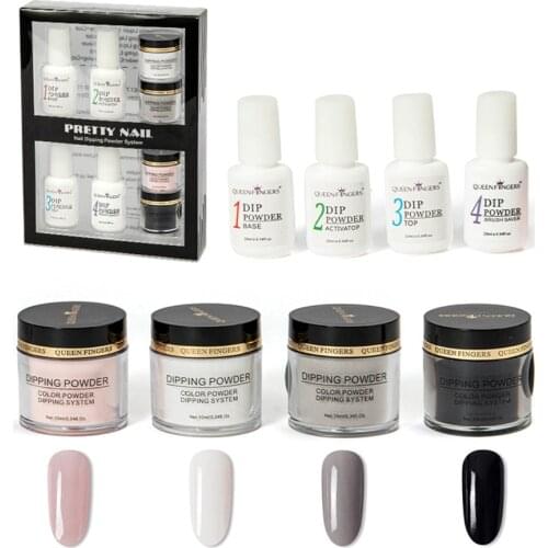 Dipping Power Kit Dipping Nail Powder Kit Dip Nails Shining Glitter Dipping System Nail Art Kit for Nails Care