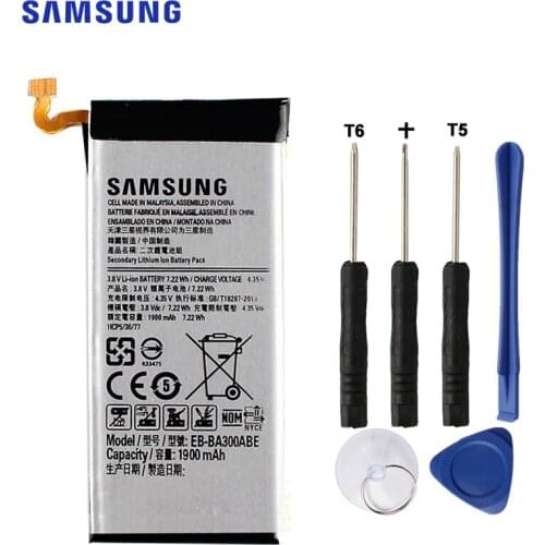SAMSUNG Original Replacement Battery EB-BA300ABE For SAMSUNG GALAXY A3 A3000 A3009 A300X 1900mAh