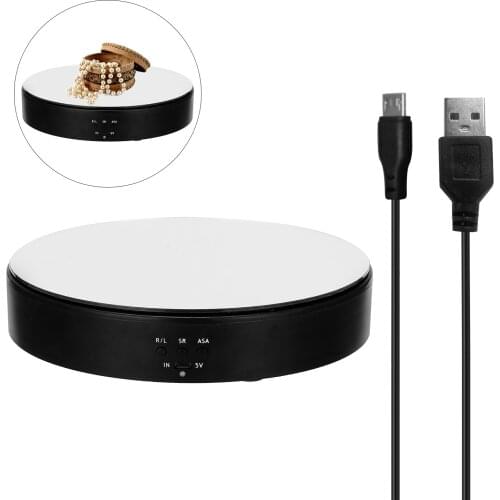 360 Degree Electric Rotating Turntable Display Stand for Video Photography Props Display Turntable