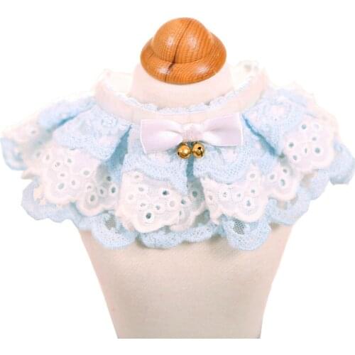 2019 New Puppy pink lacedog cat saliva towel Handmade Pet jewelry Cat Dog Collar Lace Bibs Puppy Grooming Accessories