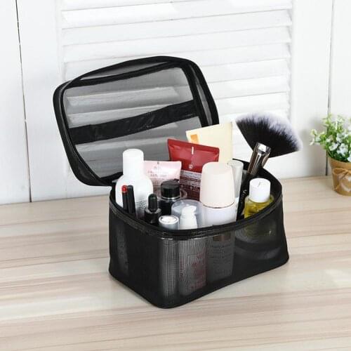 SHENGMEIYU Black Cosmetic Bags