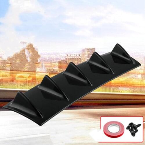 Car general shark fin noise reduction diversion car modification supplies rear bumper chassis shark fin chassis accessories