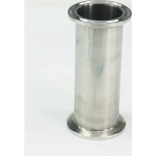 1.5" Tri Clamp x Tube O/D 38mm Length 4" 304 Stainless Steel Sanitary Type OD Pipe Spool Tube