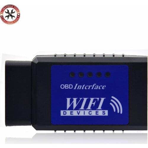 Best Price ELM327 Wifi Scanner Auto OBD2 Diagnostic Tool ELM 327 WIFI OBDII Scanner Wireless ELM327