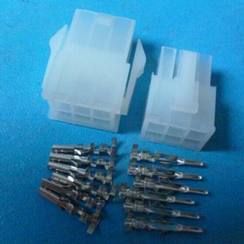 10/50/100sets 4.2mm 5557/5559 6 Pin wiring terminal Electrical connector kit (Housing+Terminal) for automotive ect