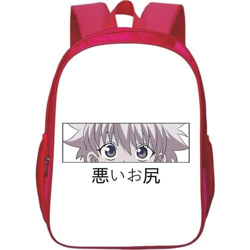 13 Inches Hunter X Hunter Backpack Anime Cartoon Printing School Bag Girls Casual Cosplay Knapsack Student Bookbag