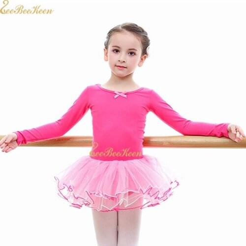Long Sleeve Swan Lake Tutu Ballet Dress Ballet Gymnastics Leotard Ballerina Leotard For Girl Ballet tutu Dance Dress For Child
