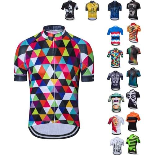 UFOBIKE Cycling Jersey Men Short Sleeve Bicycle Shirt Breathable 2021 Outdoor Wear MTB Road Bike Tops