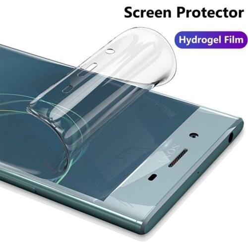 Hydrogel Film Protective for Sony Xperia XZ1 XZ Premium Smartphone Screen Protector For Sony XZS Not Tempered Glass