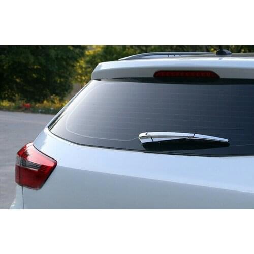 Chrome Rear Window Wiper Noozle Cover Trim for Hyundai Creta ix25 Cantus 14-18
