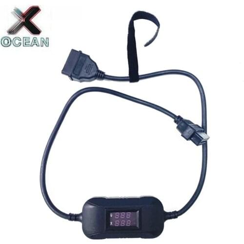 Newest 12V to 24V Truck Black Adapter Cable For Launch X431 Easydiag 3.0/2.0 Golo Carcare Scanner For Heavy Duty Diesel