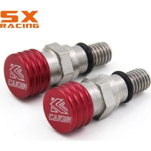 M5 0.8MM CNC Fork Air Bleeder Valve For Honda Kawasaki Suzuki Yamaha CRF 250R 250L XR250R XR400R XR600 Motorcycle Dirt Bike