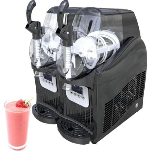 Commercial Slush Machine Double Tank Electric Snow Melting Machine Automatic Cold Drink Machine
