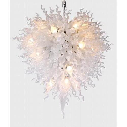 Longree Christmas decor hanging glass balls chandelier lamp office pendant colorful design led ceiling lamp modern