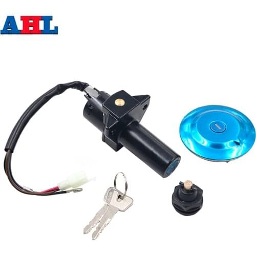 Motorcycle Ignition Switch Lock Fuel gas Tank Cap Cover Seat Handle Locks Include Key For YAMAHA YBR125ED YBR125 YBR 125 ED 2014