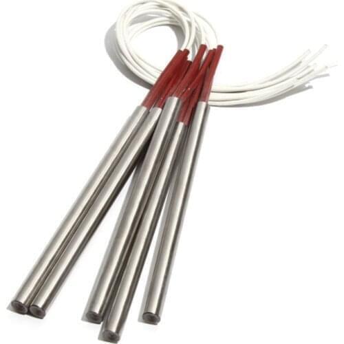 5PCS 12mm Diameter 190~220mm 110/220/380V Single-End Heating Tube 304SUS Cylindrical Cartridge Heater 710W/730W/750W/790W/820W