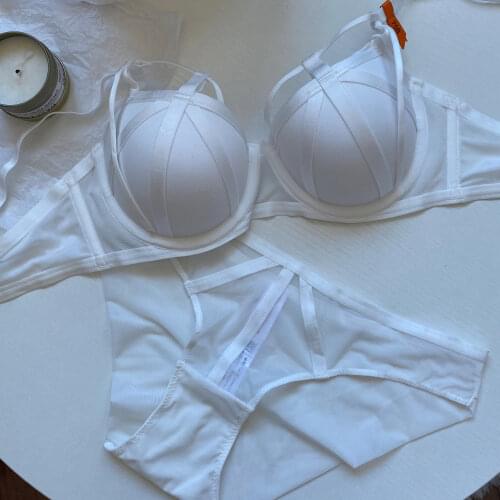 Underwear womens summer gather and close breasts to prevent sagging lingerie adjustable top support bra sexy bralette set