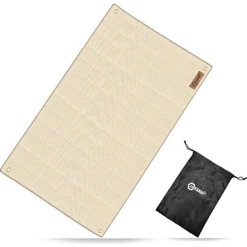 Barbecue Fire Blanket Glass Fiber Fire Retardant Heat Insulation Mat Outdoor Camping Fireproof Cloth Flame Retardant Grill Mat