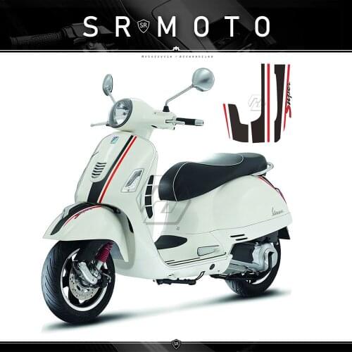 Motorcycle Front Frame Decals Kit Case for Piaggio Vespa GTV GTS 250 300 300ie Super