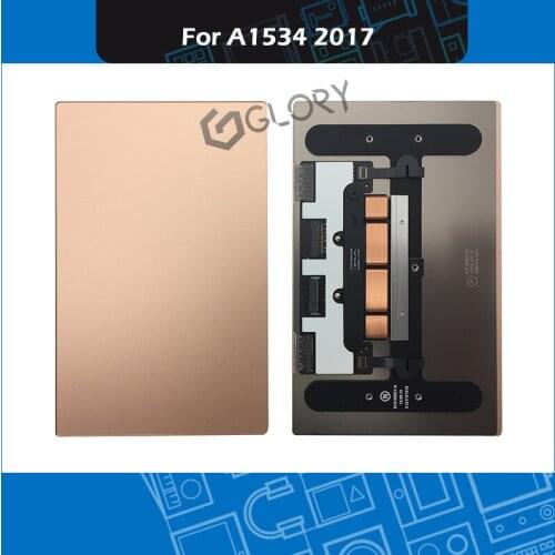Full New Laptop Golden Trackpad Touch Pad 810-00021-A 817-00327-04 For Macbook Retina 12" A1534 Touchpad Replacement 2016 2017